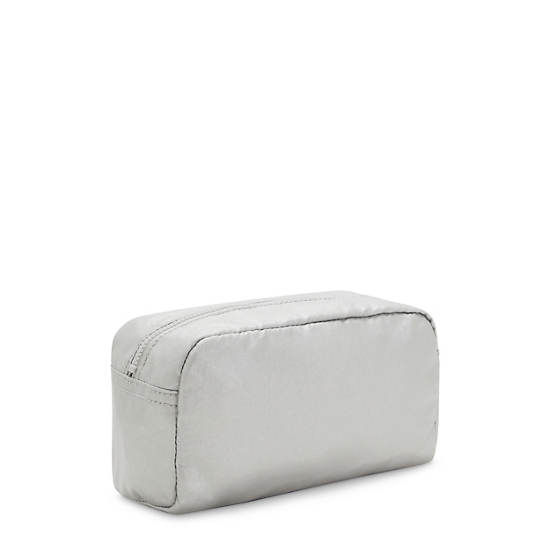 Kipling Gleam Metallic Pouch Vesker Sølv | NO 1082IL